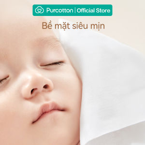 Purcotton Khăn Cotton dành cho trẻ em 80 tờ 150 mm * 200 mm
