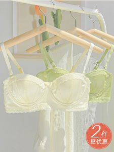 เซ็กซี่ลูกไม้ครึ่งถ้วย Bra ชุดผู้หญิงที่ถอดออกได้สายคล้องไหล่คู่พืชดอกไม้รูปแบบผ้าฝ้ายบางถ้วยไม่มี Underwire