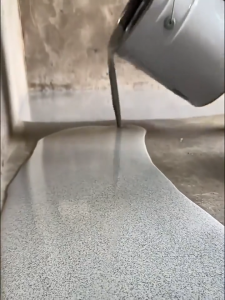 🔥Marble texture🎯10KG 🔥10-in-1 Self-leveling epoxy flake coating epoxy floor paint tile coating bathroom cat epoxy lantai simen