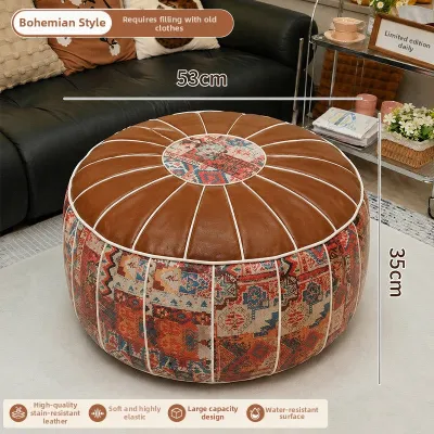Bohemian Style Ottoman Storage Bench