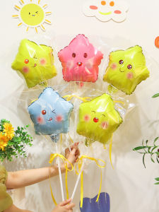 Đèn Lồng Khí Nén Hình Ngôi Sao Cầm Tay Trang Trí Tiệc Sinh Nhật Quà Tặng Trang Trí Không Khí Tươi Mới Hình Dạng Hoạt Hình