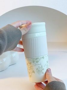 【G09】Botol Termos Kalis Kebocoran GNMK 420ml 304 Keluli Tahan Karat Leak Proof Thermal Bottle Portable Car Coffee Mug