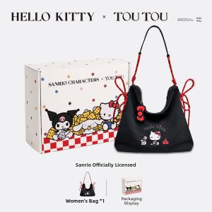 TOUTOU | Red Commuter Crossbody Large Tote Bag