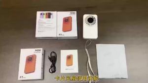 Quạt Mini Cầm Tay Di Động VUUV 5 Tốc Độ Có Thể Điều Chỉnh Sạc USB Type-C Nhỏ Gọn Dùng Ngoài Trời Để Làm Mát