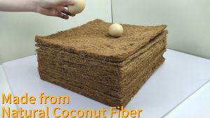 แผ่นรองไก่วางไข่ ใยมะพร้าวอัดแผ่น ป้อนกันไข่ไก่แตก แผ่นรังไก่ มะพร้าวธรรมชาติ ใช้ซ้ําได้