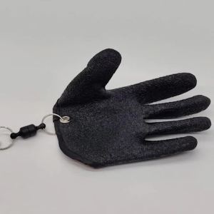 MNFT 1Pcs Fisherman Professional Catch Fish Gloves Cut&Puncture Resistant with Magnetic Hooks Hunting Glove