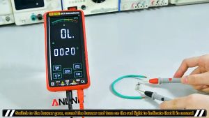 ANENG 683 สมาร์ทดิจิตอลมัลติมิเตอร์ 6000 นับหน้าจอสัมผัสแอมป์ ทดสอบเครื่องมือวัด 🛠️