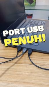 USB Hub 7 Port 3.0 2 In 1 - USB Hub Type C 7 Colokan - USB Hub 3.0 Murah