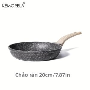 Chảo Chống Dính Thân Thiện Với Môi Trường Dùng Được Trên Bếp Từ Kích Thước 20/24/28cm Dùng Cho Nhà Chiên Bò Làm Bánh Kếp Không Chứa PFOA Chảo Đặc Biệt