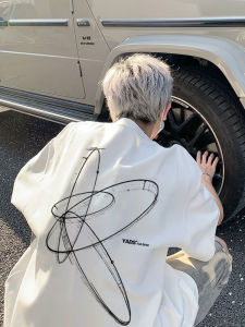 Áo Thun Nam Cotton Vải Bông Mùa Hè Ootd Họa Tiết Hình Học In Tay Ngắn Cổ Tròn Thoáng Khí Áo Thun Thời Trang Thoải Mái Thời Trang