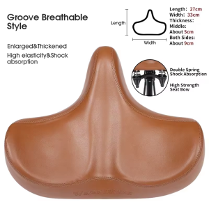 West Biking | WEST BIKING Bike Saddle Comfortable Widen Thicken Shock Absorption Bicycle Saddle Long Riding MTB Road Bike Cushion Cycling Part