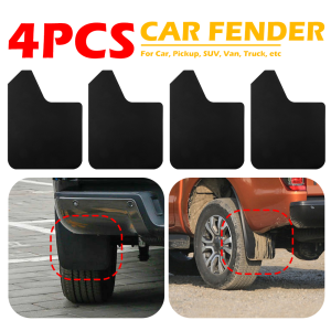 4pcs Car SUV Pickup Van Mud Flaps Mudguards Front Rear Fender Splash Guards