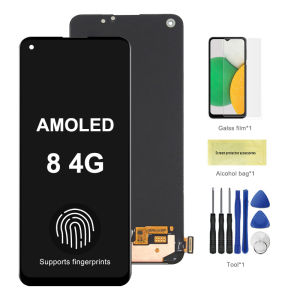 For AMOLED For OPPO Realme 8 4G RMX3085 Realme 8 Pro RMX3081 LCD Display Touch Screen Digitizer Assembly Replacement