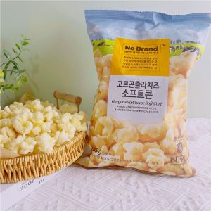 NoBrand Nobeid Corn Cheese Strips 145g*3 Bags Snack Leisure Popcorn Snacks Korean Made Puffed Food Corn Rolls