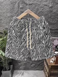 Summer Mens Fashionable Checkered Short Pants Casual Loose Fit Five-Point Middle Pants Stylish Dapper Youth Urban Leisure