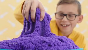 39 Pcs Kinetic Sand Playing Toy DIY Beach Tool Sandbox Set Purple Pink Blue Play Sand For Kid