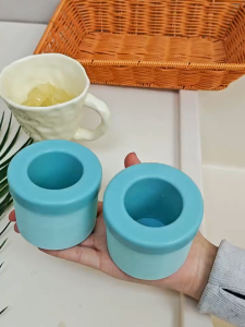 3Pcs 40Grids Silicone Ice Cube Mold Round Ice Bucket Food-Grade Silicone Ice Tray Summer Homemade DIY Refrigerator Freeze Ice Maker Ice Cup Creative Ice Cube Mold Barware Tools