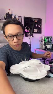 COD TaffSTUDIO Alas Putar Fotografi Mirror Rotating 360 Turntable 20cm / Alas Putar Foto Video Produk bulat 360 Derajat / Photo Studio Produk / Alas Putar Display Rotating