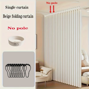 Living Room Bedroom Divider Curtain Privacy Partition Panel for Closet Doorway and Office Corner Space Decor
