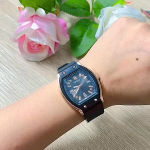 Promo!!! Jam Tangan Wanita Terbaru 2025 Strap Rubber Fitur Tanggal Aktif Desain Elegan