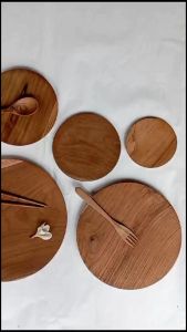 Piring Kayu Jati: Keindahan & Fungsi