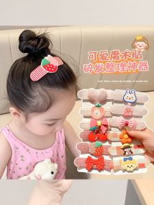 Adorable Cartoon Magic Hairline Stickers for Children Front Hairband Organizer No Damage to Hair Girls Hair Accessories