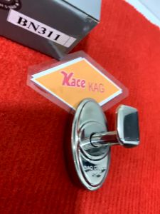 Móc đơn Inox Bảo KAG-BN311 móc treo đồ nhà tắm SUS304 đế oval thiết kế đẹp sang trọng gọn gàng