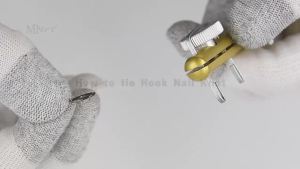 MNFT 1 PC Full Metal Fishing Hook Knotting Tool & Tie Hook Loop Making Device