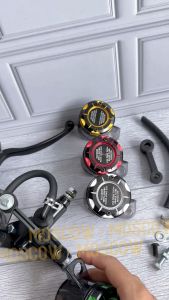 SET MASTER REM 2 TABUNG BIG BESAR CNC SWITCH COCOK UNTUK MOTOR 2 TABUNG NMAX PCX ADV DLL HANDLE MASTER REM KANAN KIRI SUDAH INCLUDE DUDUKAN SPION BAUT BREKET DAN SELANG MASTER REM SET KANAN KIRI + 2 TABUNG BIG TUTUP CNC MERK MOSCOW ORIGINAL