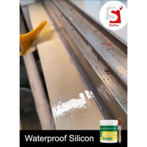 300ML Sealant Waterproof Glue Waterproof Invisible Paste Mighty Repair Adhesive Invisible Bathroom Waterproof Gel  Roof Anti Leak Repair Paint With Brush