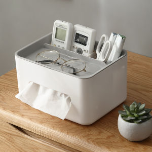 Hộp Đựng Khăn Đa Năng Hình Chữ Nhật Đơn Giản Cho Phòng Khách Bàn Trà Hộp Đựng Đồ Dùng Gia Đình Bằng Nhựa Hộp Đựng Khăn