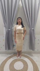 Gs - One Set Crop Rok Wanita KIMMY Premiuim