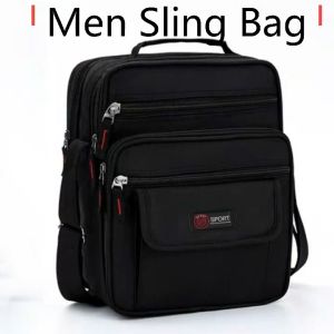 Large Sling Bag For Men Korean Fashion Single Shoulder Bags Messenger Handbag Briefcase Bag #3392