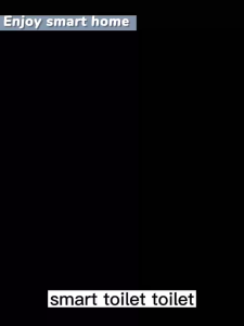 smart toilet features fully automatic sensing wireless remote control and multi-mode cleaning water tank