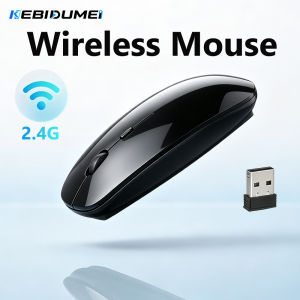 Kebidumei | KEBIDUMEI Wireless Mouse 2.4G Slim Gaming Mouse with USB Receiver 1600DPI Optical Mouse Ergonomic Office Mice For Desktop Laptop