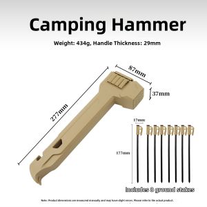 Portable Tent Stake Mallet Kit