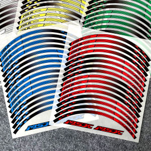 12 phản quang dán bánh xe máy không thấm nước Vành Sọc Băng decal cho Honda MSX 125 Grom 125