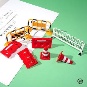 10Pcs Mini Traffic Signs Toys Kids Construction Party Favors Roadblock Car Play Set Sport Training Cones for Boys Girls Gifts