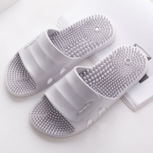 Massage Slippers Womens Sole Acupuncture Point Foot Massage Shoes Couple Summer Bathroom Non Slip Indoor Sole Barbed Slippers Men