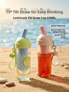LocknLock | Stylish Portable Straw Design Tea Infuser Bottle
