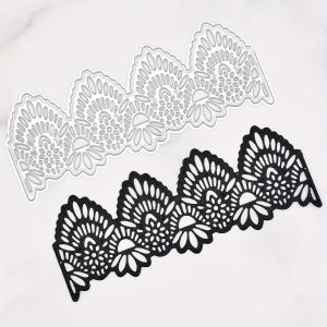 1PC Lace Edge Cutting Dies Metal Stencil for DIY Scrapbooking Album Greeting Card Making Paper Craft