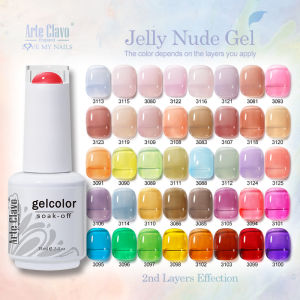 Arte Clavo 15ml UV Gel Nail Polishes Translucent Color Jelly Gel Nails Art Hybrid Soak Off Gel Lacquer Lakiery Hybrydowe Vernis