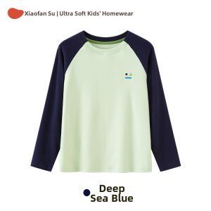 potatokids | Dolphin Sleeve Semi-high Collar Base Layer Kids Hoodie