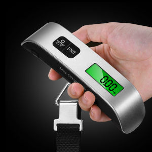 Portable Scale Digital LCD Display 110lb/50kg Electronic Luggage Hanging Suitcase Travel Weighs Baggage Bag Weight Balance Tools