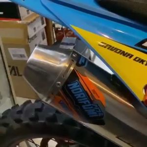 Knalpot Norifumi Trex untuk KLX 150, CRF 150, D-Tracker 150 & WR 155 Supermoto