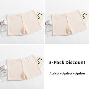 Modale Safety Pants Womens Summer Anti-Light Bottoms Large Size Flat Angle Pants No Curling Edge Casual Short Pants