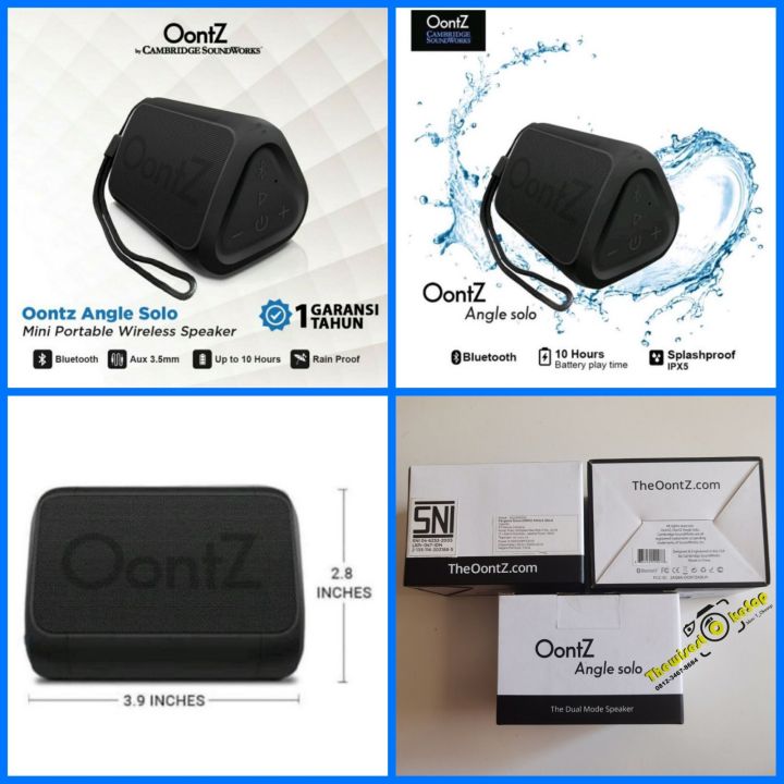 The OontZ Angle solo Portable Bluetooth Speaker Ori Resmi Original