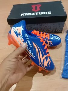 KIDZTUBS Sepatu Bola Anak Paket Komplit Sepatu Bola Tas Skin Deker Kaos Kaki Usia 6-10 Tahun Size 28 29 30 31 32 33 34 35 36 37 KDZ1646010425