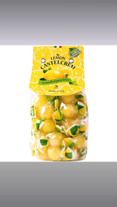 Positano Castelcram Lemon Candy 200g – Sweet & Sour Italian Lemon Hard Candy | Refreshing Fruit Flavor