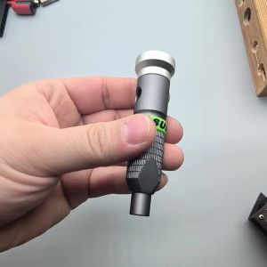 deli | New 2025 Precision Aluminum Alloy Handle for Shank 1/4" Bits Comfortable Mini ScrewDriver 6.35mm Holder Repair Open Tools